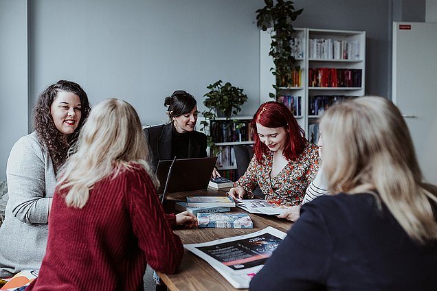 BoD-Mitarbeiterinnen im Team